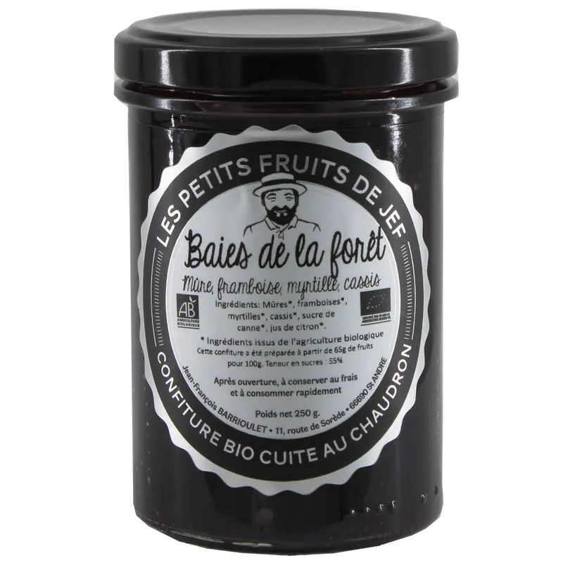 Confiture Baies de la Forêt - Bio