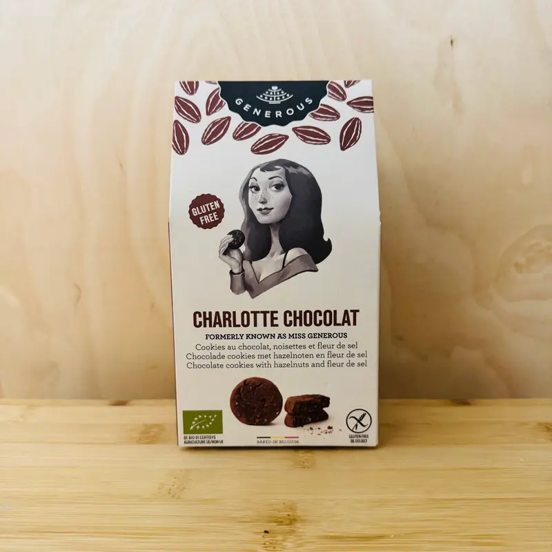 Cookies au chocolat, noisettes et fleur de sel BIO (sans gluten)