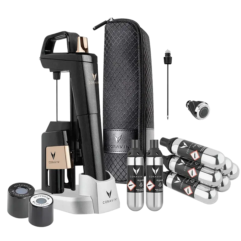 CORAVIN SIX+ Premium Set Anthrazit