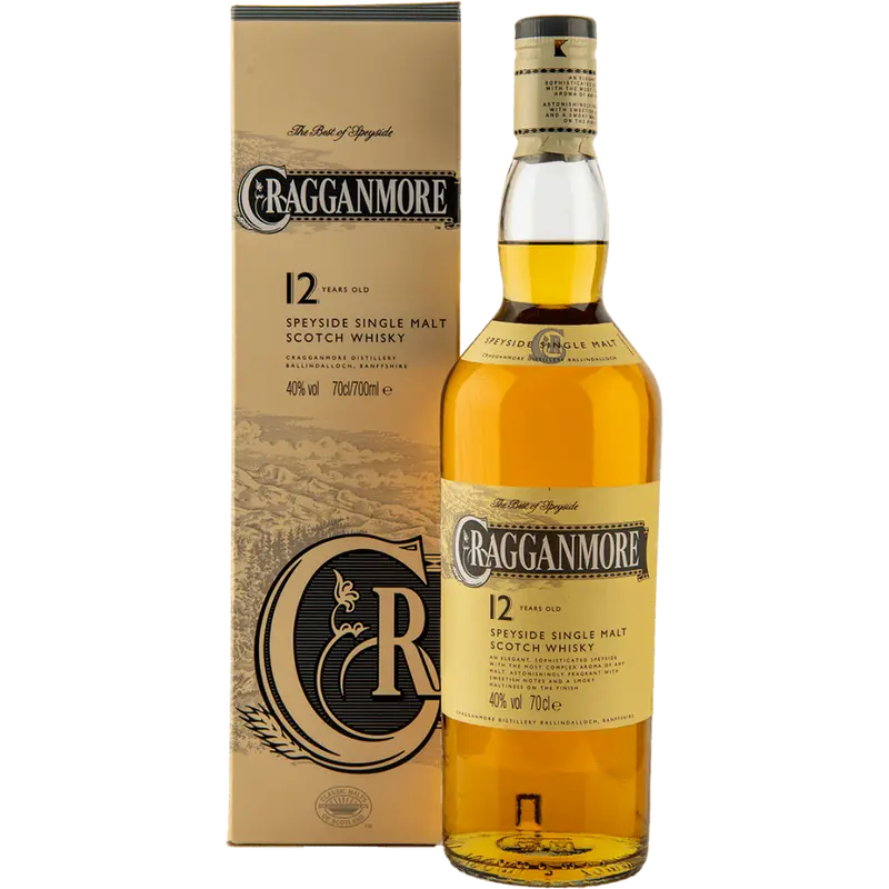 Cragganmore 12 Year Single Malt Whisky 40%