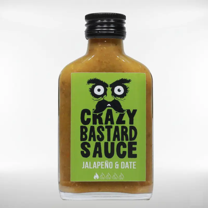 Crazy Bastard Sauce | Jalapeno & Datteln | würzig, süss, fruchtig | mild bis mittelscharf