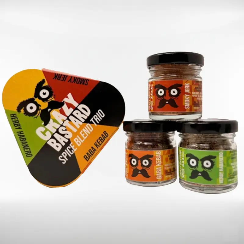 Crazy Bastard Sauce Spice Blend Trio – 3 Gewürzmischungen im Set (3 x ca. 17 g)