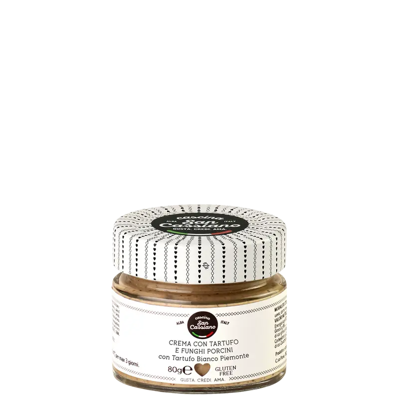 Crème à la truffe et aux cèpes