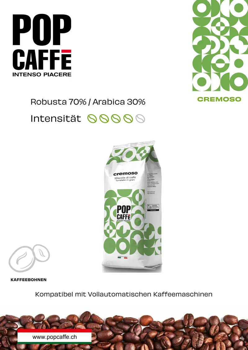 Cremoso Kaffeebohnen