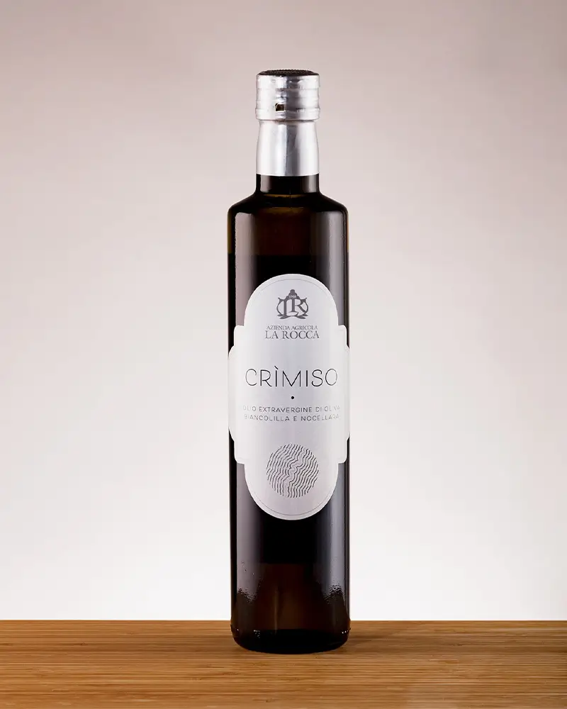 Crimiso Olio Extravergine di Olivia Biancoslilla e Nocellara von La Rocca