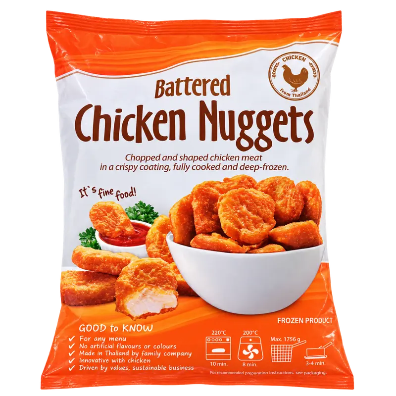 Crown Battered Chicken Nuggets - 1 Kg