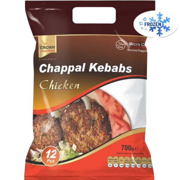 Crown Chappal Kebab Chicken - 700 g