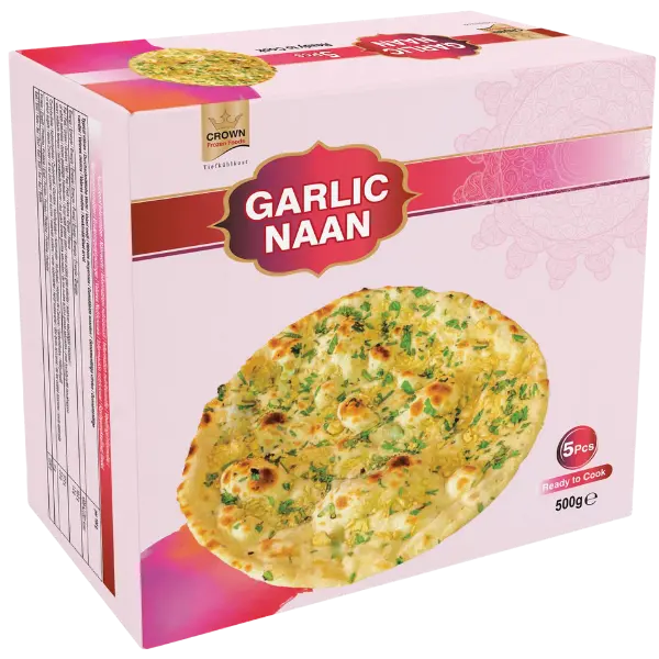 Crown Garlic Naan - 500 g