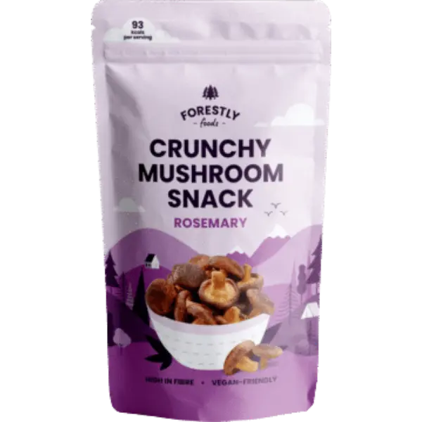 Crunchy Mushroom Chips Rosemary – 50 g