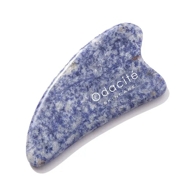 Crystal Contour Gua Sha Sodalite Bleue