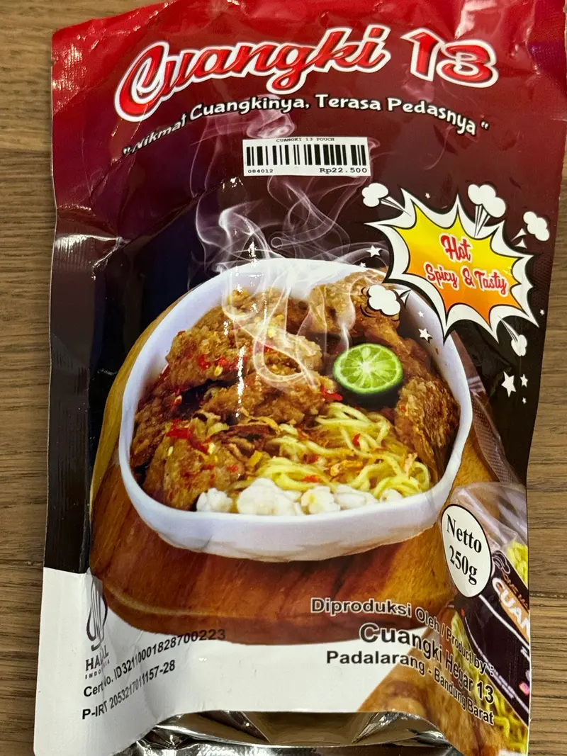 Cuanki instant soup 13 , 250 gr