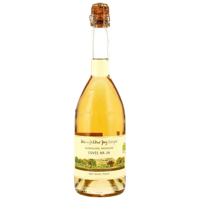Cuvee Nr. 28 Alkoholfrei (BIO) - MHD Artikel - Manufaktur Jörg Geiger