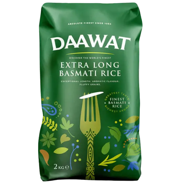 Daawat Extra Long Basmati Rice - 2 kg