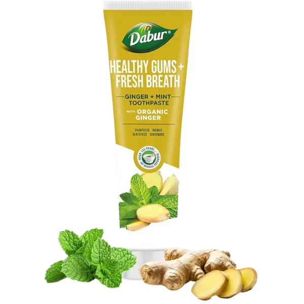 Dabur Organic Ginger & Mint Toothpaste - 100 ml