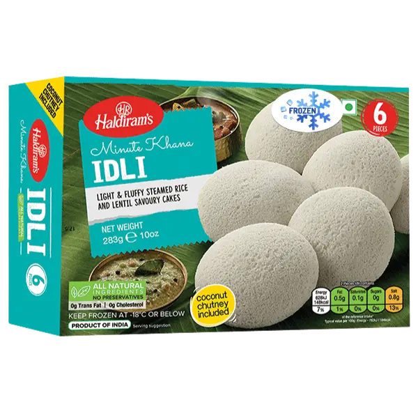 Dakshin Exp. Idli (6pcs) - Frozen - 283 g