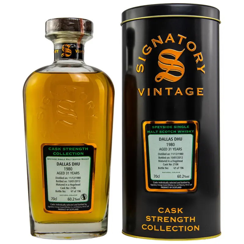 Dallas Dhu 1980/2012 Sig CS #2106