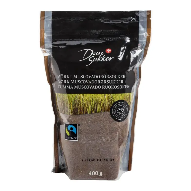 Dansukker Muscovadorörsocker Mörkt - Dark Muscovado Cane Sugar 400 g