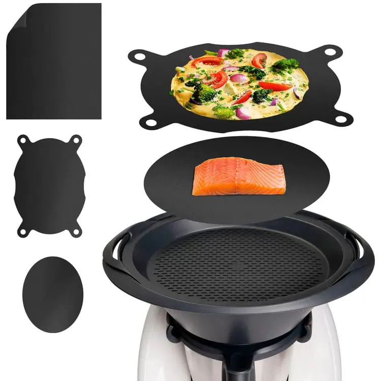 Dauerbackfolie - Backpapier für Varoma Einlegeboden Thermomix TM6, TM5, TM31, Thermomix Friend - wiederverwendbar und nachhaltig