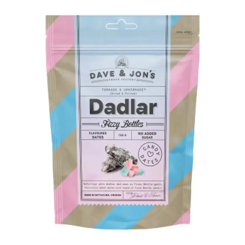DAVE & JON'S Dadlar Fizzy Bottle - Dates Fizzy Bottle - 125 g