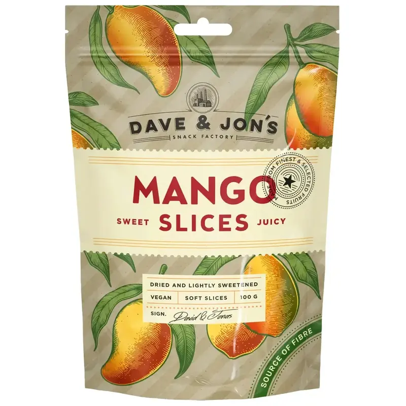 DAVE & JON'S Torkad Mango - Dried Mango - 100g