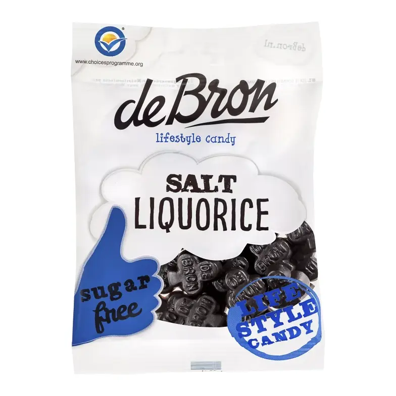 De Bron Saltlakrits sockerfri - Sugar free liquorice 100g