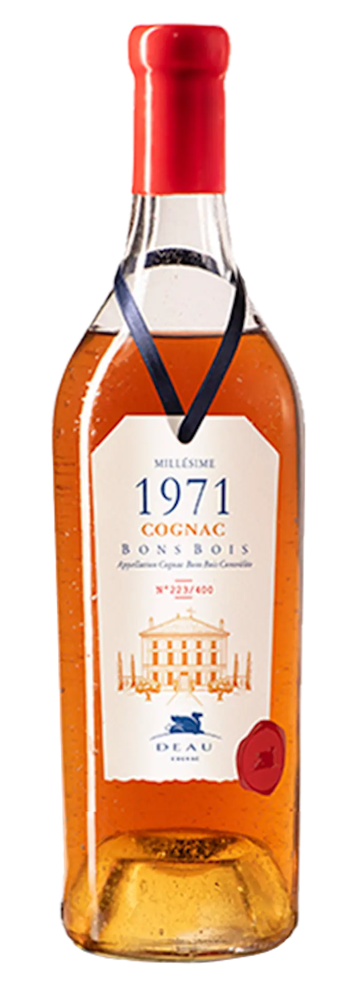 DEAU Cognac, Millésime 1971, Cru de Petite Champagne, 43% Alc/vol