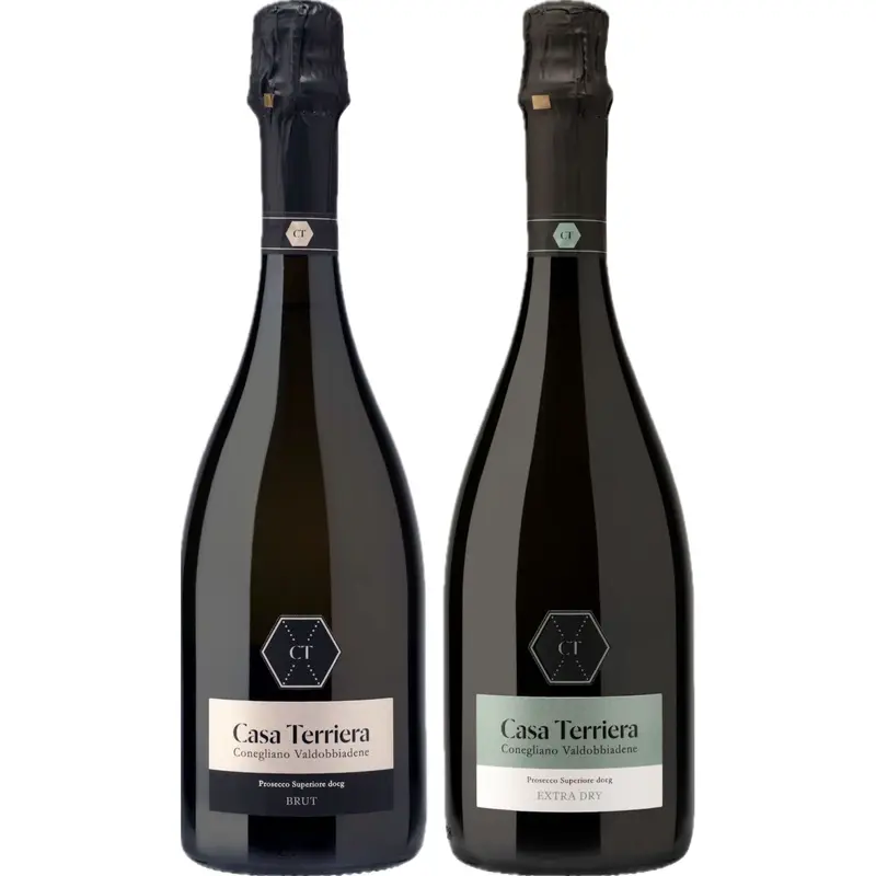 Degu-Set Prosecco Superiore DOCG Casa Terriera (2 Flaschen)