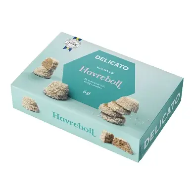 Delicato Havreboll - Chocolate & oat balls 6 pieces, 240g