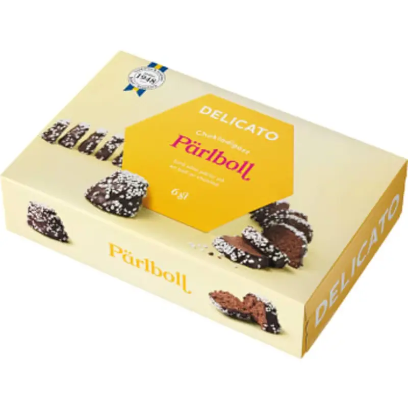 Delicato Pärlboll - Chocolate ball 6 pieces, 240g