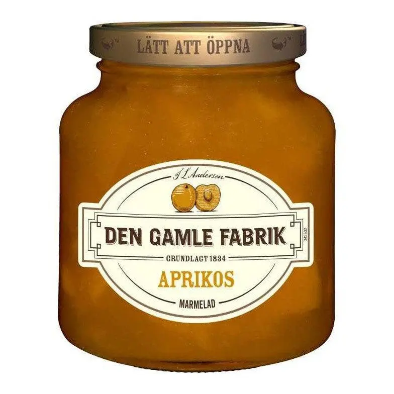 Den Gamle Fabrik Aprikos Marmelad - Apricot Marmelade 380g