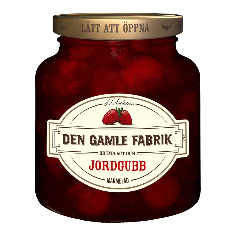 Den Gamle Fabrik Jordgubb Marmelad - Strawberry Marmelade 380g