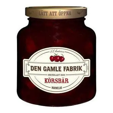 Den Gamle Fabrik Körsbärs Marmelad - Cherry Marmelade 380g
