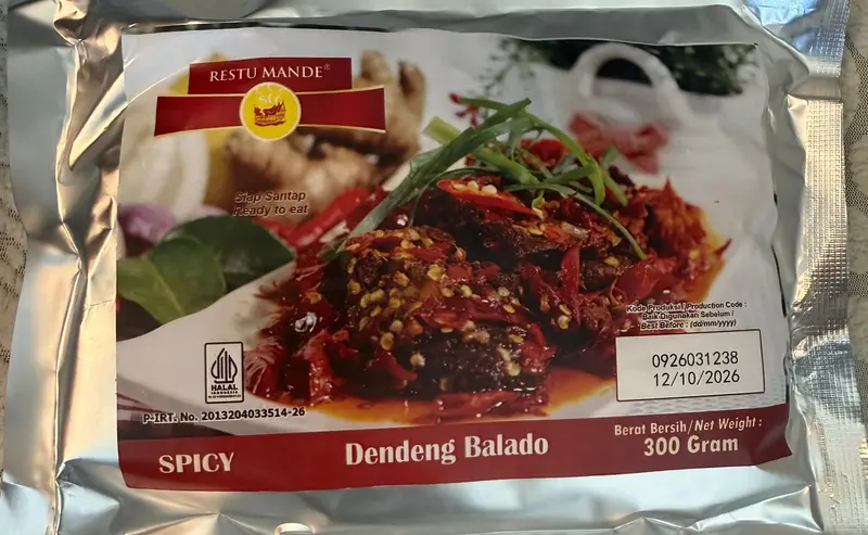 Dendeng Balado Restu Mande 300gr