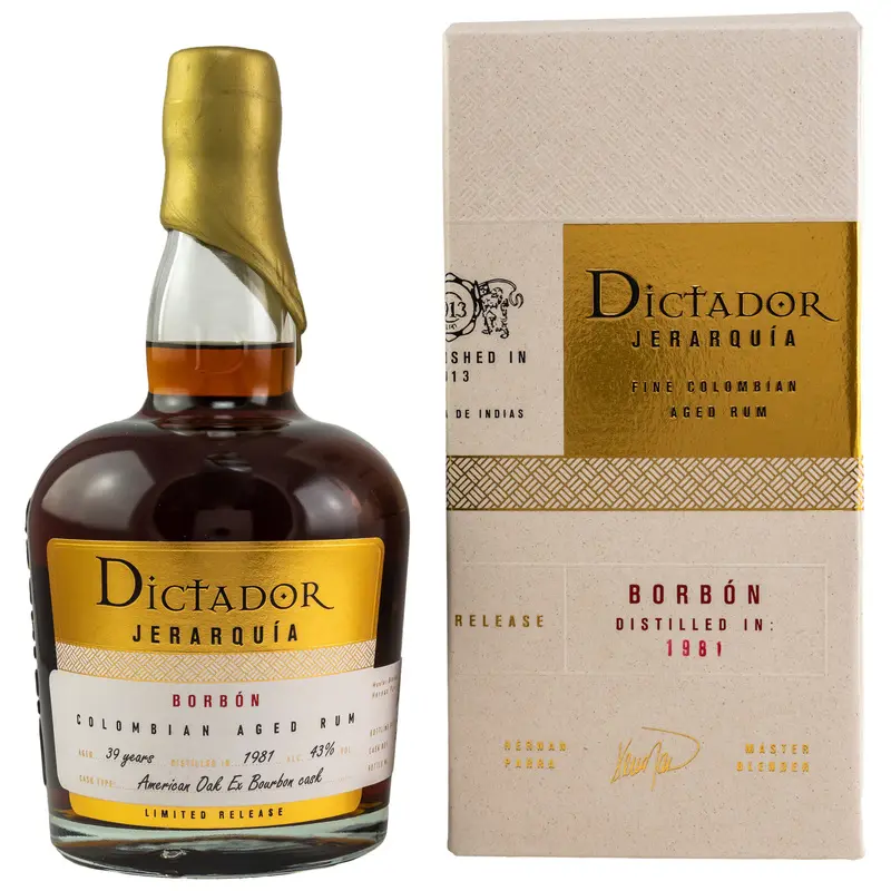 Dictador Jerarquia Bourbon Casks 1981/2020 - 39 y.o.