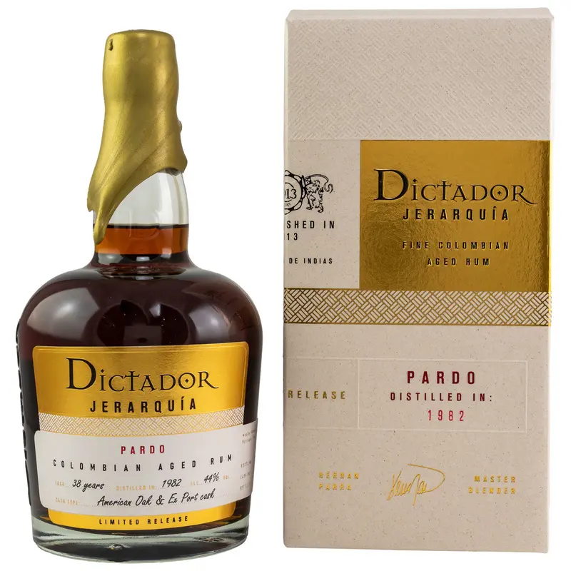 Dictador Jerarquia Pardo Sherry/Port Casks 1982/2020 - 38 y.o.