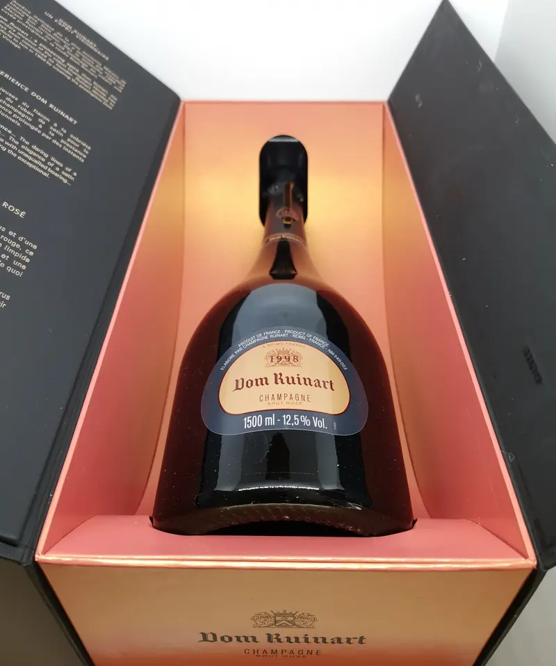 Dom Ruinart Rosé 1998 - Champagne Magnum Coffret Cadeau
