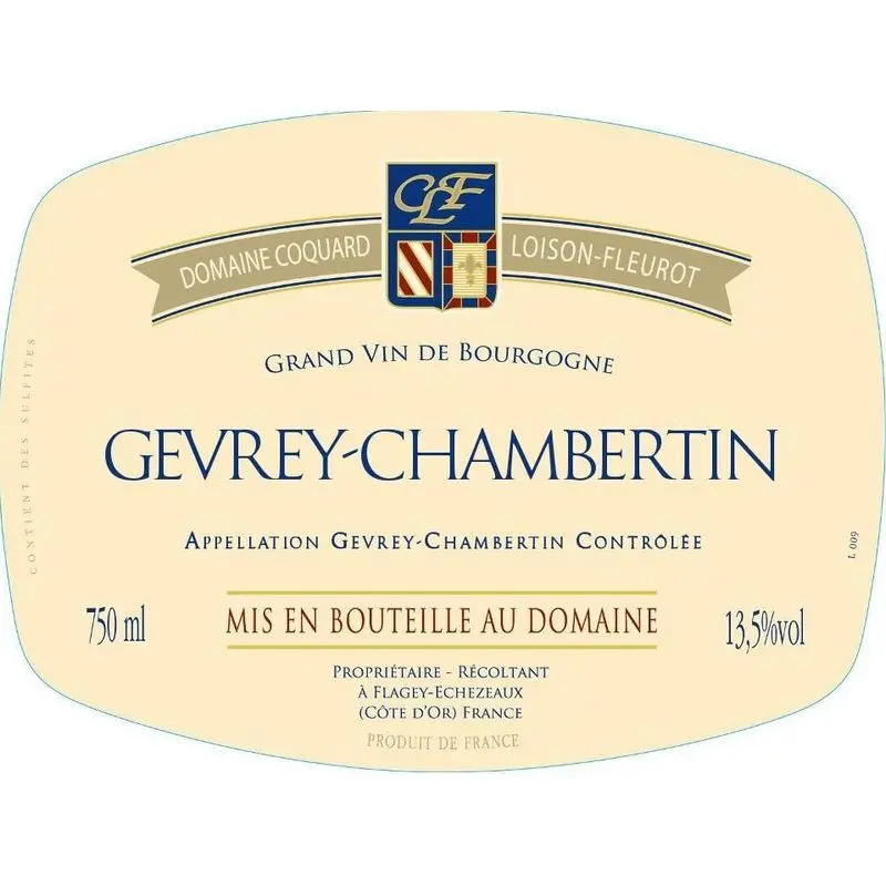 Domaine Coquard Loison Fleurot, Gevrey Chambertin, 2022