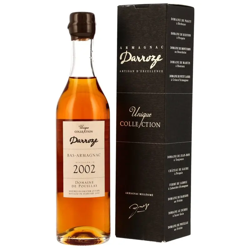 Domaine de Pouillas 2002/2025 - 200ml - Armagnac Darroze