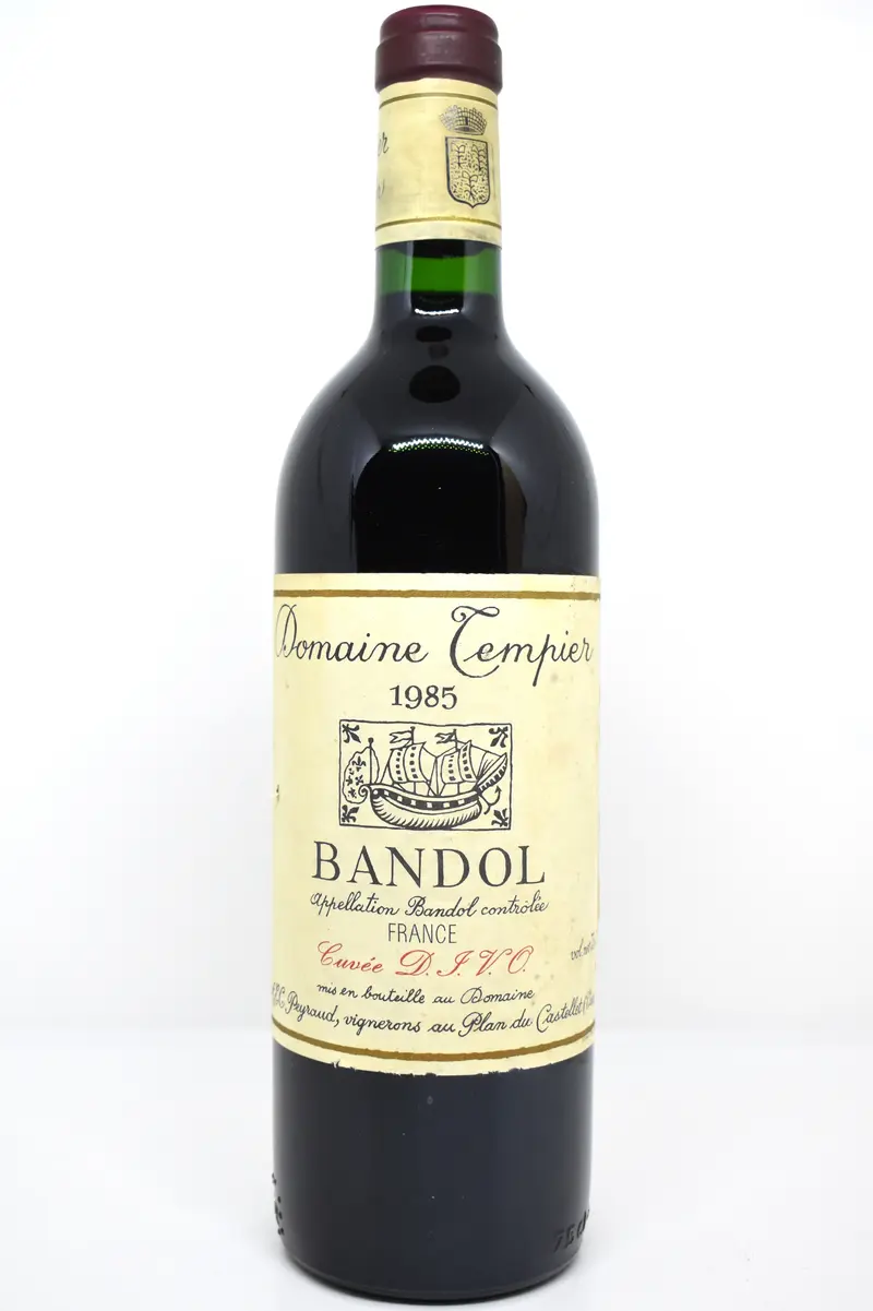 Domaine Tempier 1985 - Bandol Rouge - Cuvée D.J.V.O