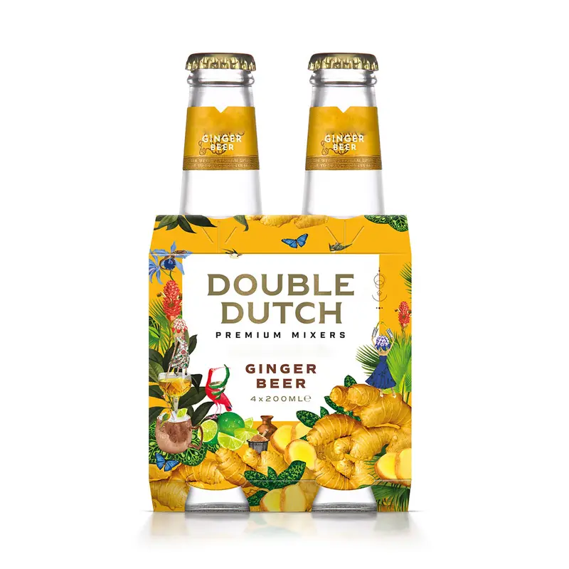 Double Dutch Drinks Ginger Beer - 4x200ml