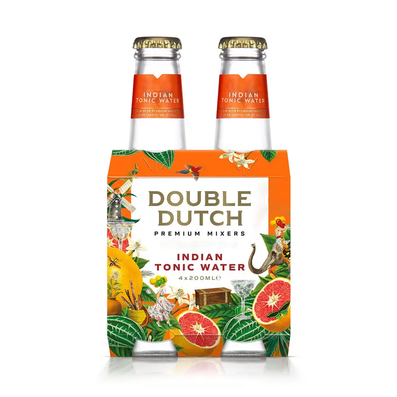 Double Dutch Drinks Indian Tonic Water - 4x200ml