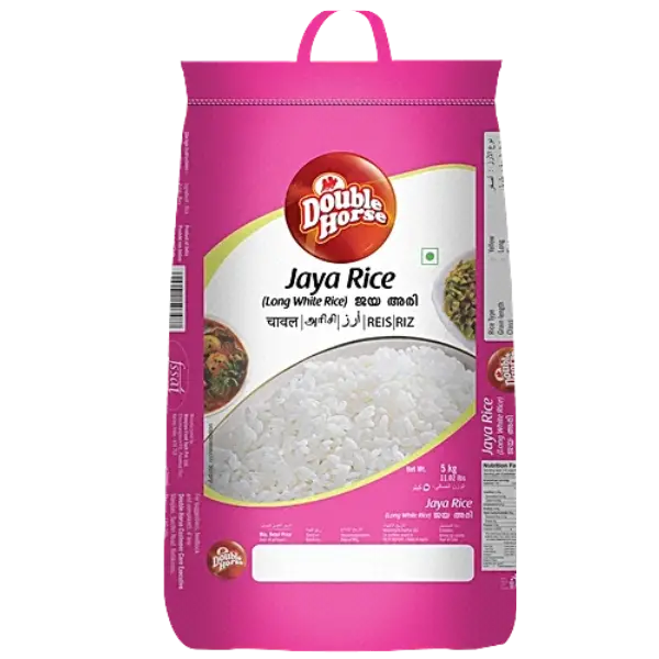 Double Horse Jaya Parboiled Rice - 5 Kg