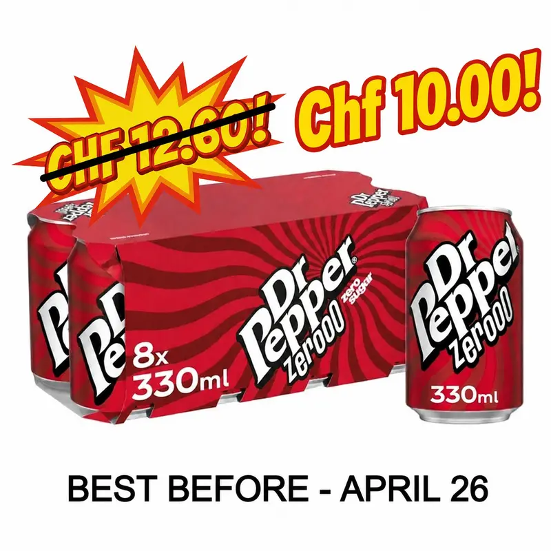 Dr Pepper Zero 8 x 330ml