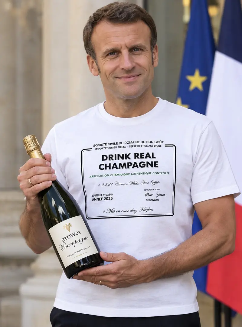 DRC Drink Real Champagne T-Shirt