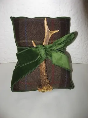 Duftkissen mit Geweih 18 x 22 cm