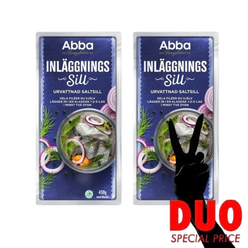 DUO Abba Inläggningssill - Make your own Herring 430 g X 2
