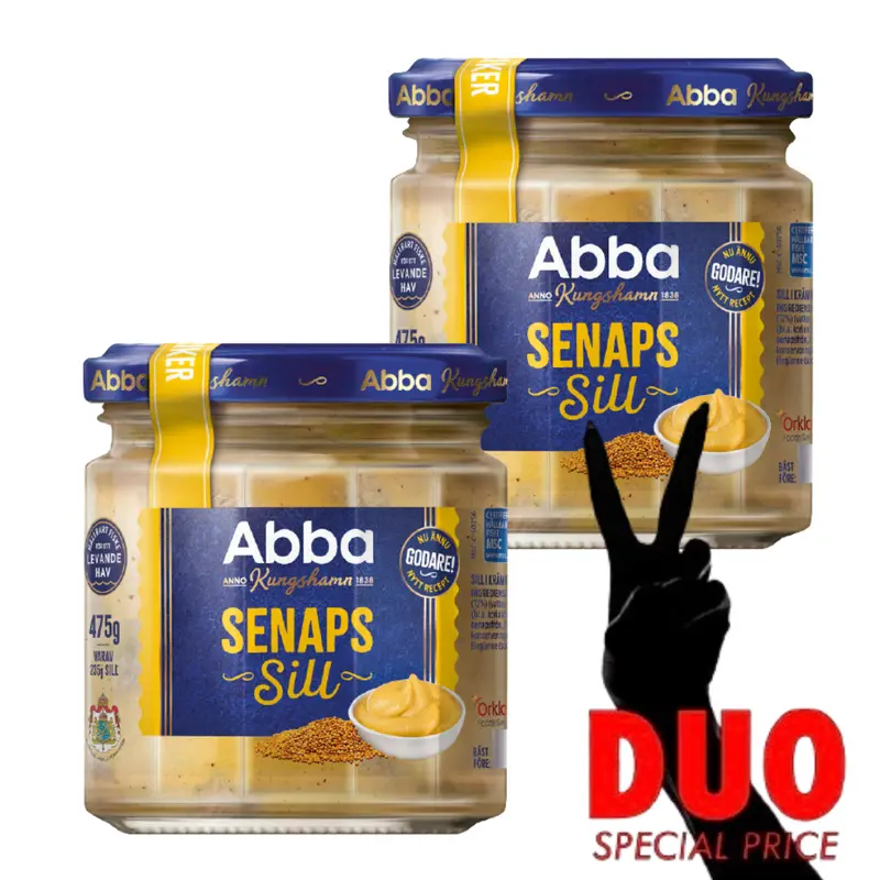 DUO Abba Senapssill - Mustard Herring 475g X 2