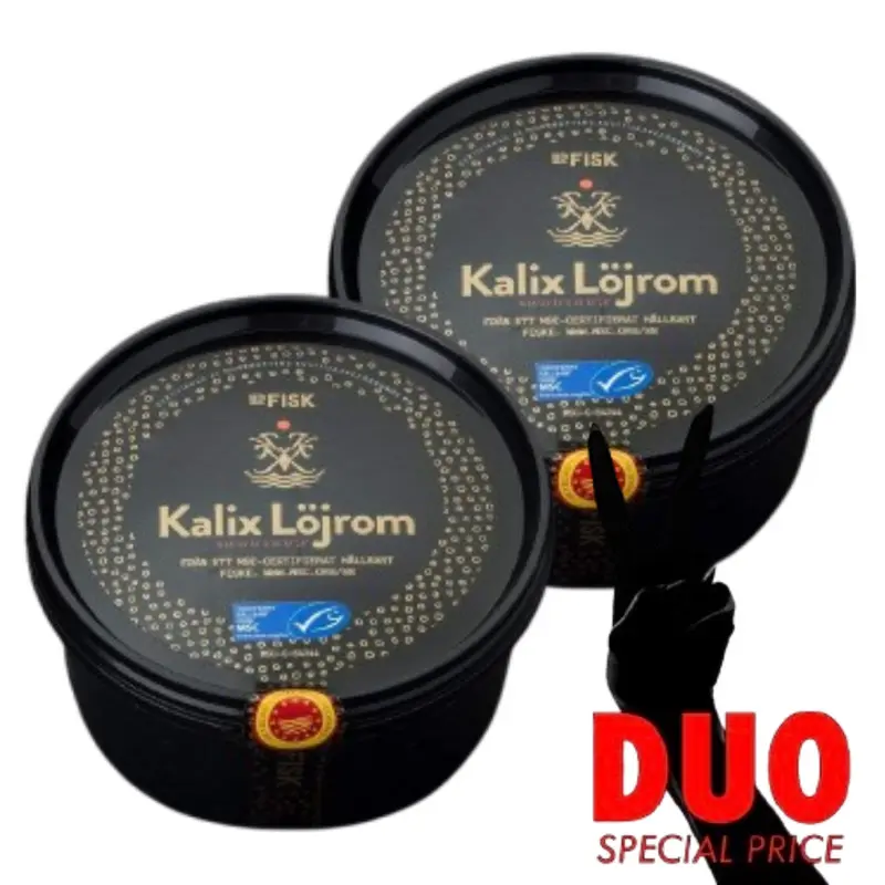 DUO BD Fisk Kalix löjrom Season 2025 - Roe from Kalix 500 g X 2