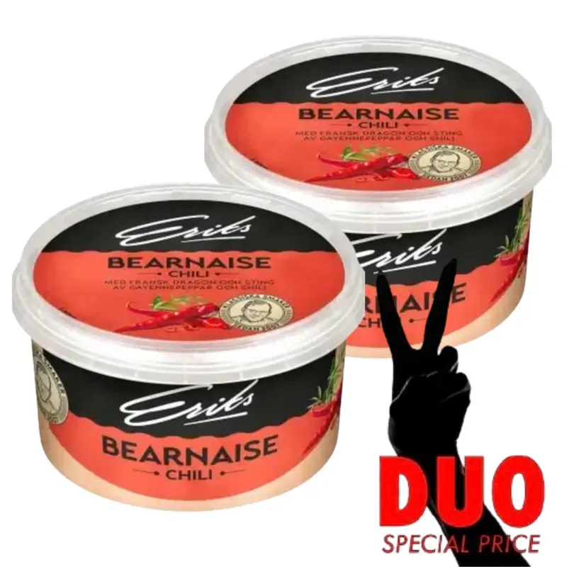 DUO Eriks Chilibearnaise - Bearnaise Sauce with Chili 230 ml X 2