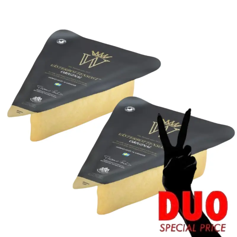 DUO Norrmejerierna Västerbottensost Original - Matured Cheese ca 750g X 2